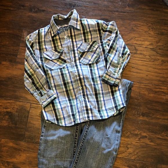U.S. Polo Assn. Other - 👕 Boys plaid button up shirt